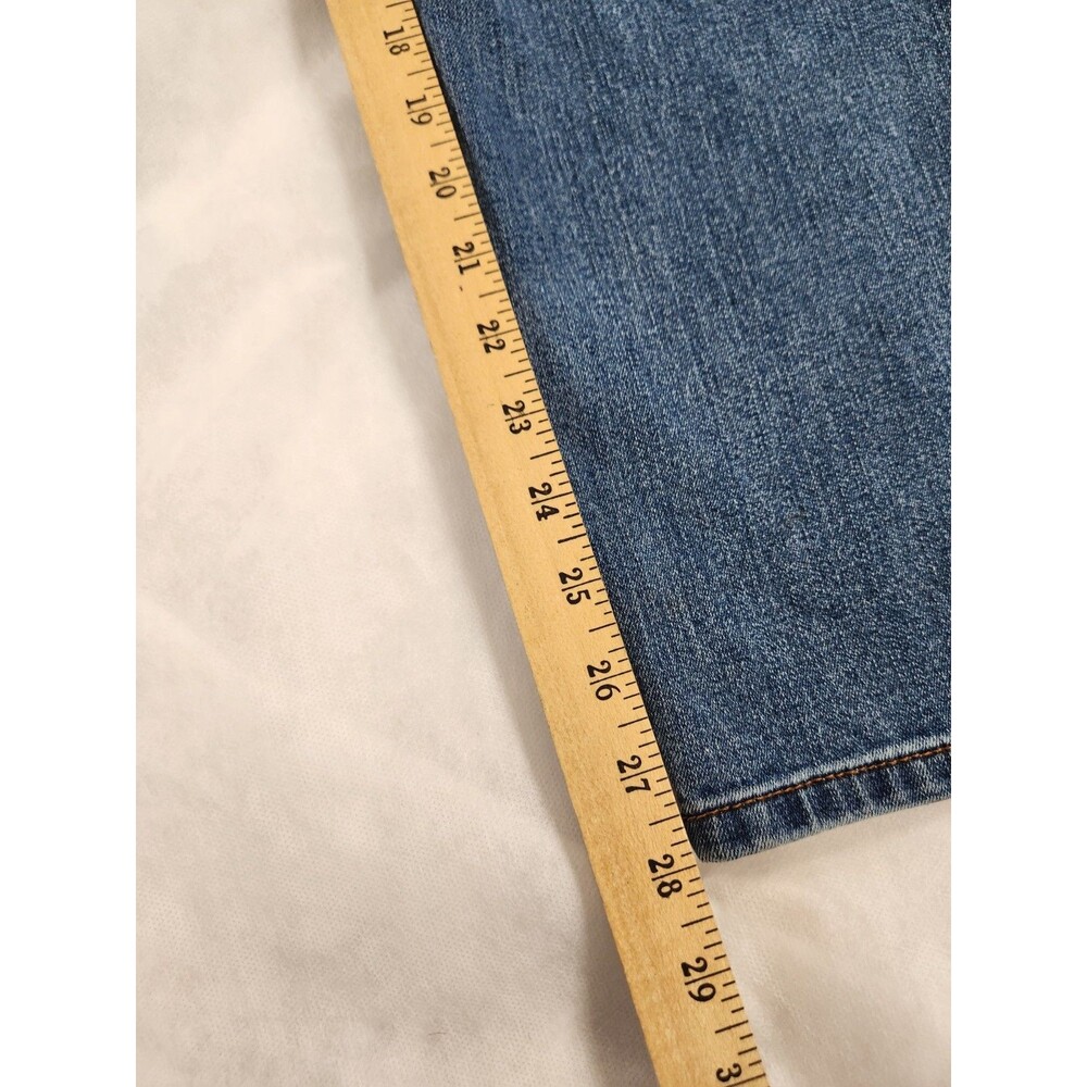 Gloria Vanderbilt Amanda Embroidered Floral Jeans Women’s 16 Blue Slim Straight - Picture 10 of 11